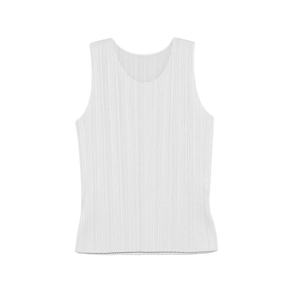 Pleats Please Silver Tops - Vests & Tank Tops Women